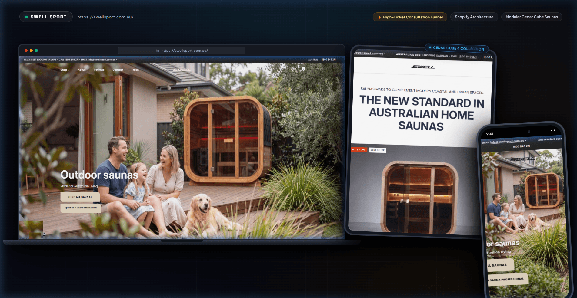 Swell Sport - Luxury Outdoor Saunas & Home Wellness (Australia)